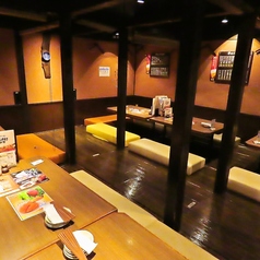 掘りごたつの個室をご用意！お仕事帰りでも、足の疲れを気にせずお食事をお楽しみいただけます♪人数等、お気軽にご相談ください。各種ご予約をお待ちしております！