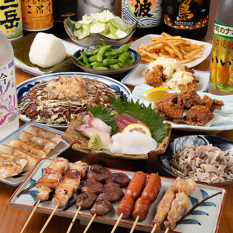 4/1大橋にOPEN！自慢の焼き鳥など多彩なメニューが食べ放題！大人数の飲み会は満満で