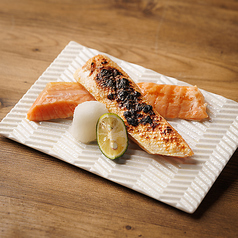 脂ののった鮭ハラス