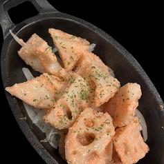 レンコン明太バター焼き