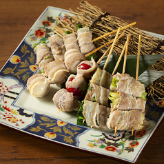 博多野菜串 5種盛り合わせ