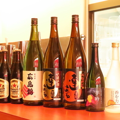 広島の銘酒「賀茂鶴」など充実のラインナップ!