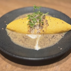 ふわとろポルチーニオムレツ