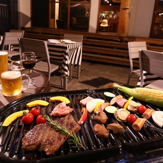 【金土日限定】テラスで乾杯♪手ぶらでBBQコース　生ビールもOK！120分飲み放題付き