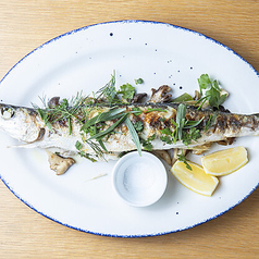 本日の鮮魚１本薪火焼き