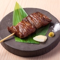 料理メニュー写真&nbsp;黒毛和牛サーロインの串焼き