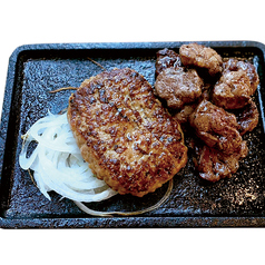 ハンバーグヒレコンボ