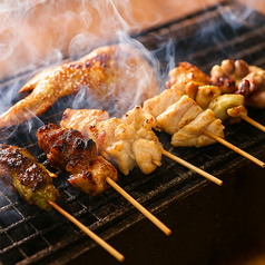 備長炭で1本1本丁寧に焼き上げます！