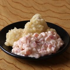 恵那鶏の鶏天 赤かぶタルタル 2個