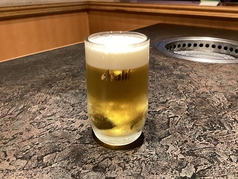 生ビール冷えてます