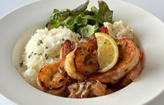 ガーリックシュリンププレート