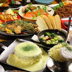 すすきの鉄板居酒屋 お好み焼きと創作もんじゃ サボテンのコース写真