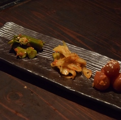 3種のアレンジキムチ