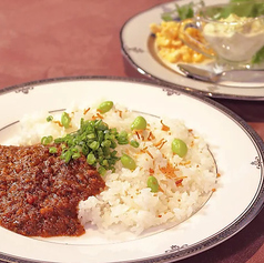 椿の和風ドライカレー