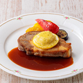 料理メニュー写真&nbsp;ローストポークソテー　レホールを効かせたレモンバター添え