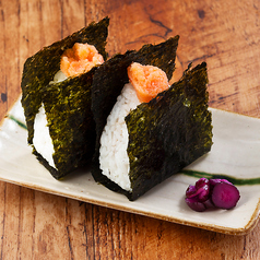 おにぎり紀州はちみつ梅（2個）／おにぎり青唐辛子明太子（2個）　各