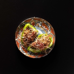 スパイス肉味噌ピーマン
