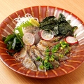 料理メニュー写真&nbsp;ハマチ胡麻刺し定食