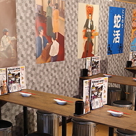 広々空間で、少人数様から団体様まで宴会利用にも◎！