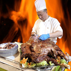 窯焼き 羊丸焼き(半身)
