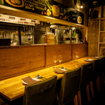 おひとり様でも安心！！カウンターバー席もございます♪店長おすすめのワインと一緒に！！