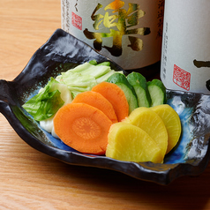 自家製お新香盛り合わせ