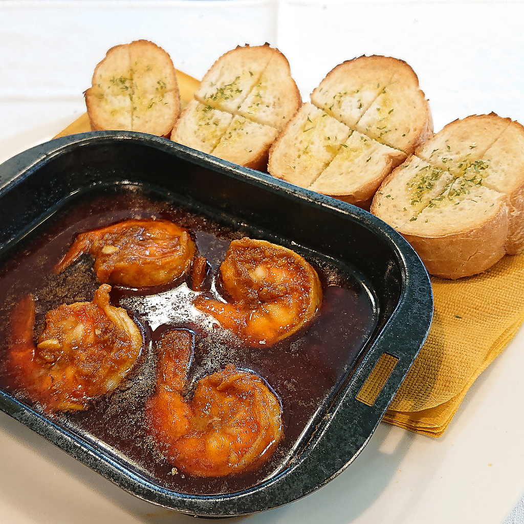 海老のアヒージョ