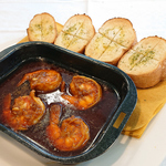 海老のアヒージョ