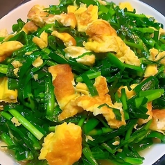 ニラと卵の炒め物