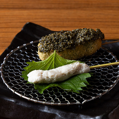 とんぶり紫蘇つくね