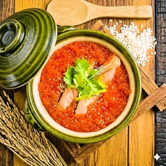 鮭といくらの土鍋ご飯