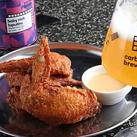 まずはこれ！3種のフレーバー『チキンウイング』