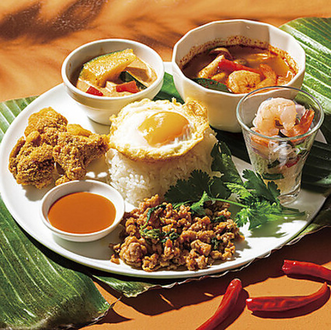 本格タイ料理をカジュアルに♪平日でも休日でもいつでも、誰とでもくつろぎのひと時を