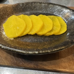 たくあんの燻製