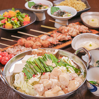 郷土料理を含んだ贅沢な飲み放題付きコースも◎