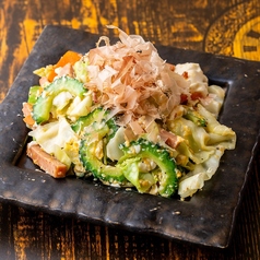 ゴーヤチャンプルー／豚タン塩焼き