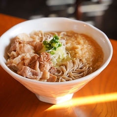 肉かけ十割かけそば(豚または鶏)