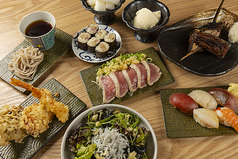 スシと天ぷらほたるのコース写真