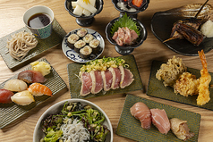 スシと天ぷらほたるのコース写真
