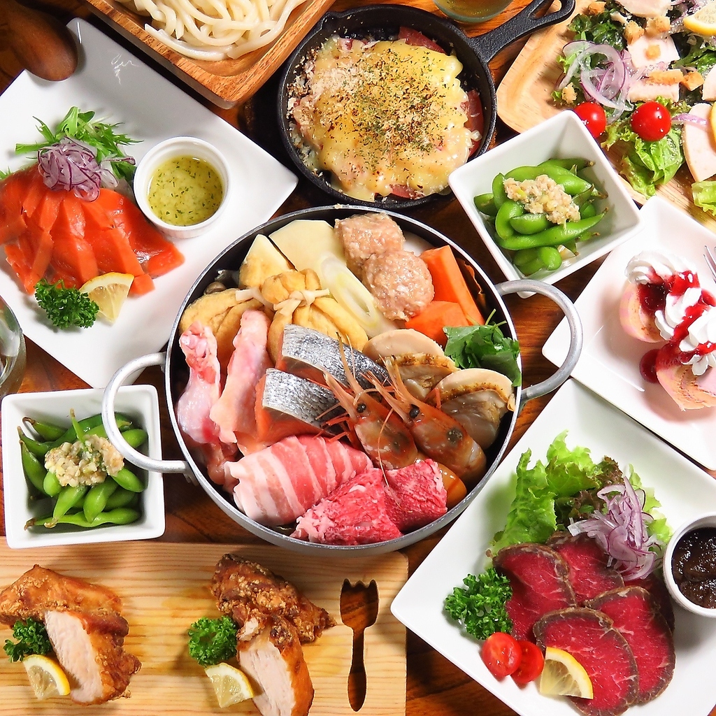 ■飲み放題付き宴会コースも◎最大１００名迄OK