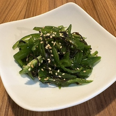 塩昆布ピーマン