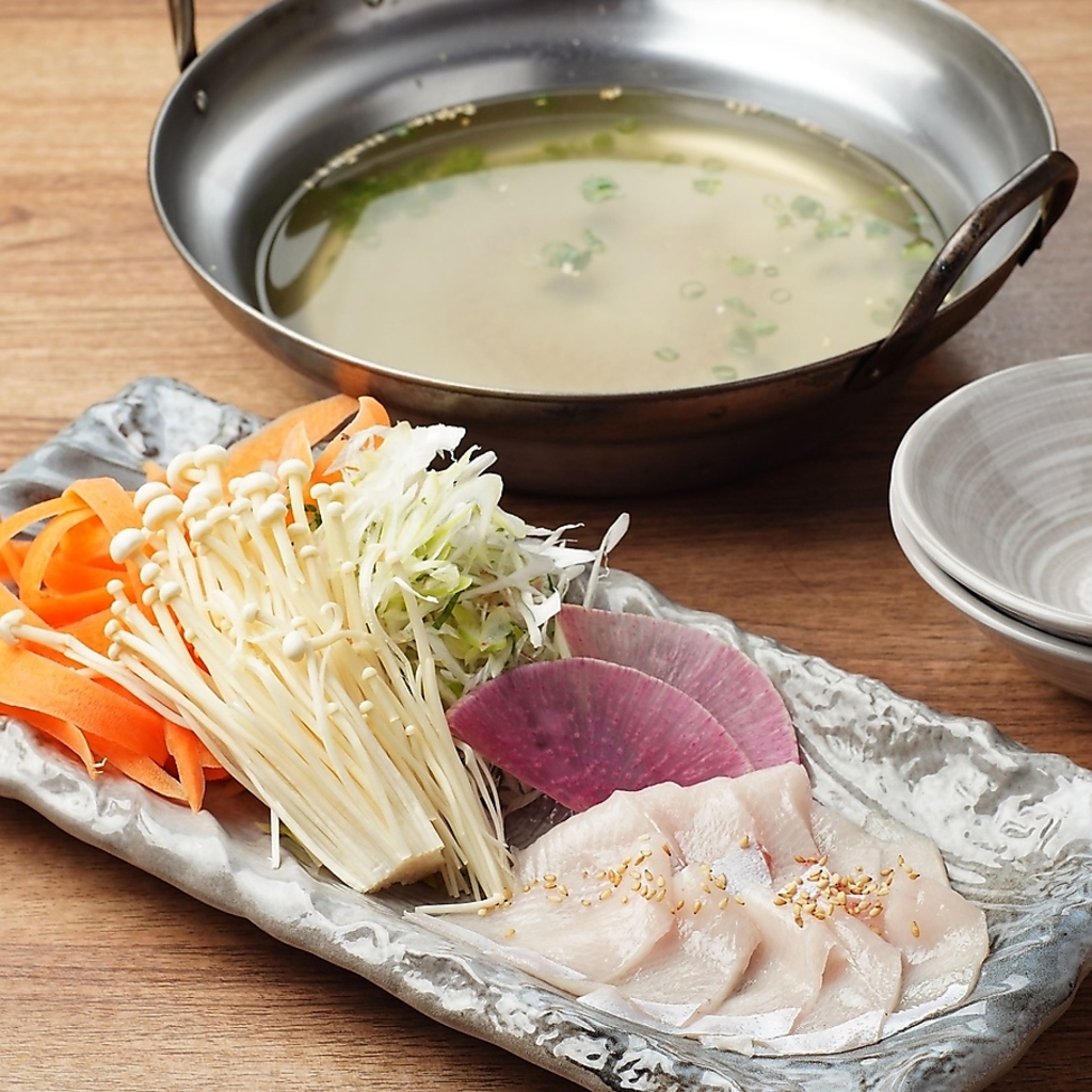 鰤しゃぶしゃぶ　寒くなってきたらお鍋で温まろう