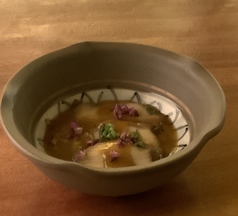 鮑、出汁蒸し煮