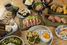 スシと天ぷらほたるのコース写真