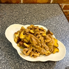 椎茸と豚肉炒め