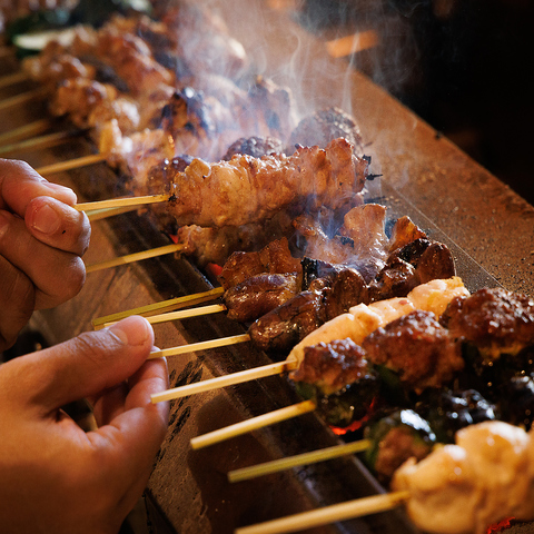【宴会受付】特選ホルモン使用の串焼き、飲み放題999円～、宴会コース2500円～