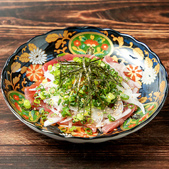 ユッケ風 鮪の葱まみれ