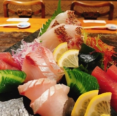 豪華お刺身の盛り合わせ3点盛り