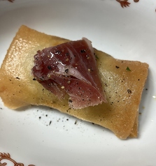 キノコとベーコンの春巻き