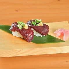 馬肉握り(2貫)